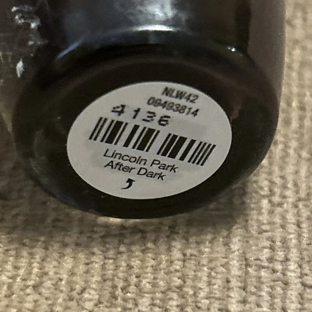 OPI NAIL LACQUER NL W42 Lincoln Park After Dark 0.5oz New Fresh RARE
